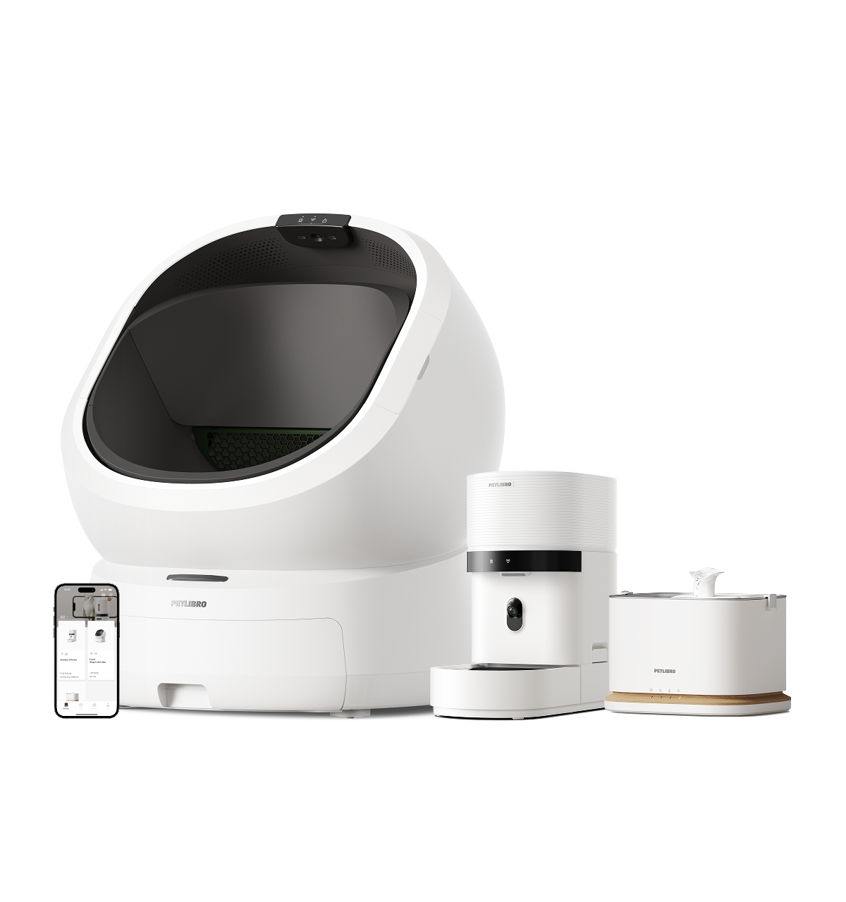 Granary 2 Vision & Luma Smart Litter Box & Dockstream 2 Bundle